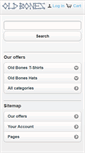 Mobile Screenshot of oldbonesclothing.com